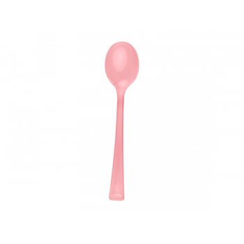 Colher Rosa Bebê 13 cm c/ 10 unidades - BlueStar 