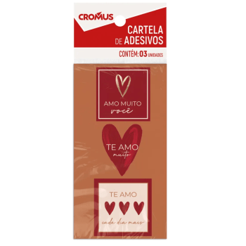 Etiqueta Adesiva Season Love c/ 3 unidades - Cromus 