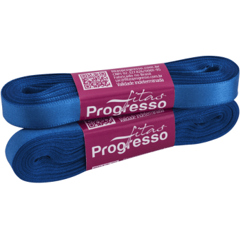 Fita de Cetim Azul Royal n°2 CF002 Cor 214 - Progresso