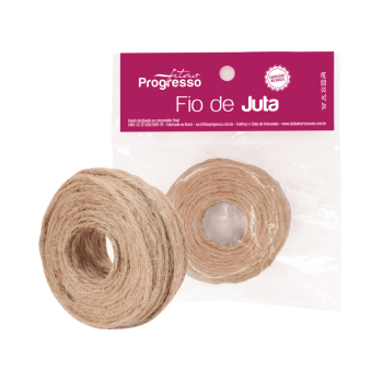 Fita de Juta Natural 2,12mm n°3 JF 003 - Progresso
