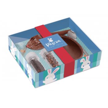 Kit Confeiteiro Os Coelhinhos Azul 100g - Cromus