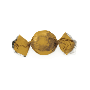 Papel para Trufa Ouro 12x12,5 cm c/ 100 unidades - Cromus 