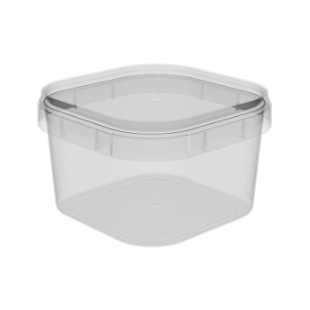 Pote Quadrado com Tampa 150ml c/ 10 unidades - Plastilânia