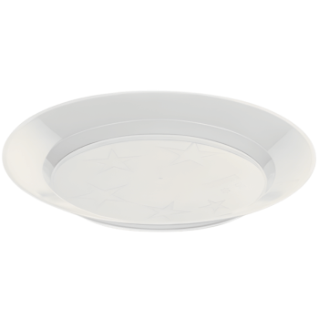 Prato Master 015 Branco 15x1,7 cm c/ 10 unidades - Plastilânia