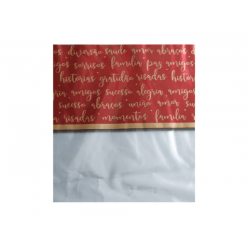 Saco Poli 80x90 cm - Mensagem Barrado - Cromus