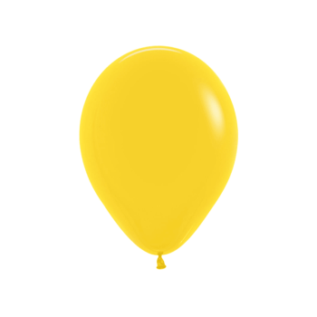 Balão Látex Redondo Fashion Amarelo 13 cm c/ 50 unidades - Cromus 