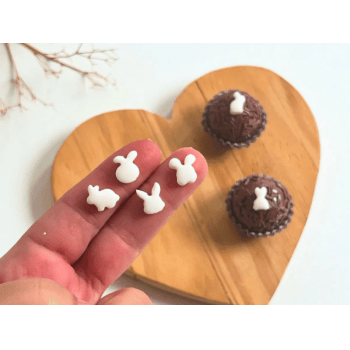 Biscuit Comestível Coelho Sortidos Mini c/ 30 unidades - Meninas do Açúcar
