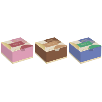 Caixa Divertida Páscoa para 4 Brigadeiros Duo 8,5x8,5x3,5 cm c/ 10 unidades - Cromus