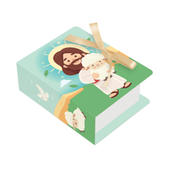 Caixa Livro Páscoa Divina para 4 Doces - Ideia Embalagens