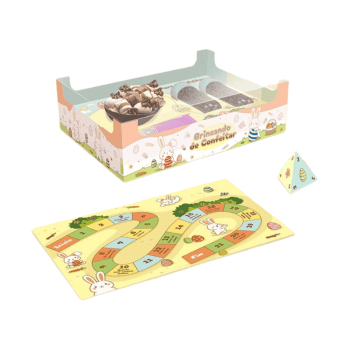 Caixa Mini Confeiteiro Páscoa Colorir 22,5x16x8 cm - Ideia Embalagens