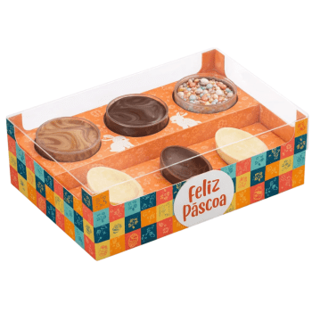Caixa Mini Confeiteiro Páscoa Divertida Encantado 25x16x7 cm - Ideia Embalagens