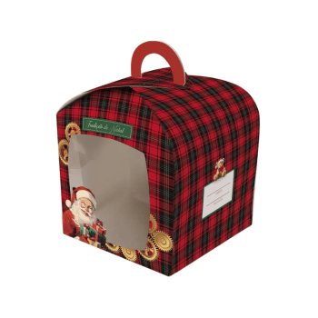 Caixa Panetone Arco Natal c/ Visor Magia Infinita 100g - Cromus 