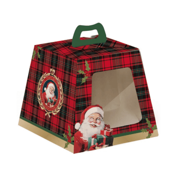 Caixa Panetone c/ Visor Magia Infinita 10x10x9 cm - Cromus