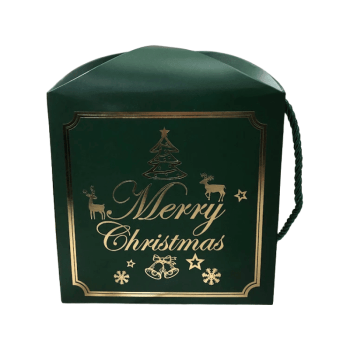 Caixa Panetone Verde Merry Christmas 250g  - Tuut