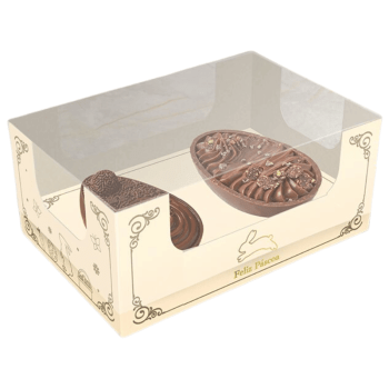 Caixa para 2 Mini Ovos de 50g Páscoa Luz - Ideia Embalagens 