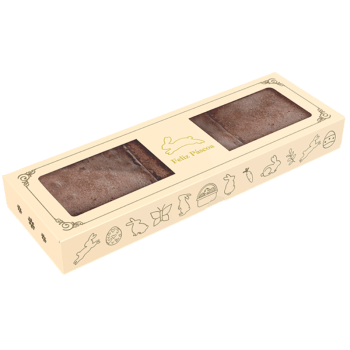 Caixa para 3 Brownies Páscoa Luz - Ideia Embalagens 