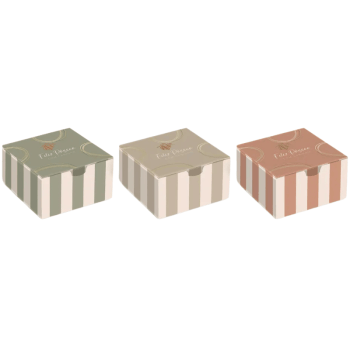 Caixa para 4 Brigadeiros Tonal Feliz Páscoa 8,5x8,5x3,5 cm c/ 10 unidades - Cromus