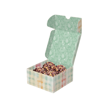 Caixa para 4 Doces Páscoa Encantos - Ideia Embalagens