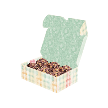 Caixa para 6 Doces Páscoa Encantos - Ideia Embalagens