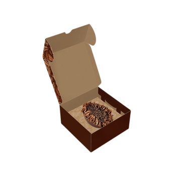 Caixa para Meio Ovo Puro Cacau 50/80g - Ideia Embalagens 