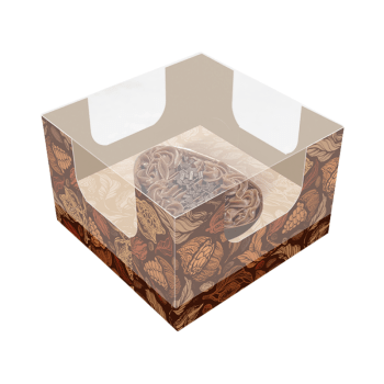 Caixa para Mini Ovo de 50g Puro Cacau - Ideia Embalagens 