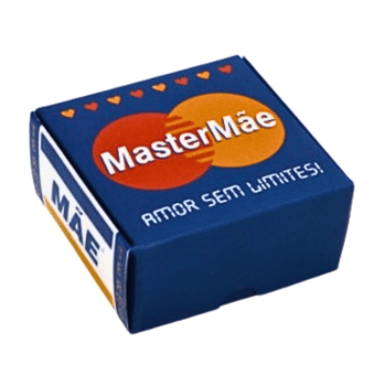 Caixa Practice Master Mãe 8x8x4 cm c/ 10 Unidades - Ideia Embalagens