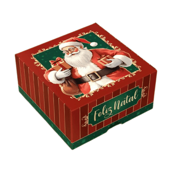 Caixa Practice Noel para 4 Doces - Ideia Embalagens 