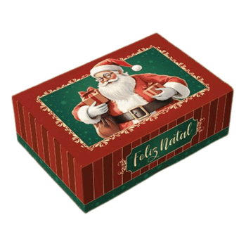 Caixa Practice Noel para 6 Doces - Ideia Embalagens 