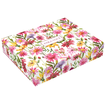 Caixa Presente c/ Tampa Violeta 30x24x6 cm - Ideia Embalagens