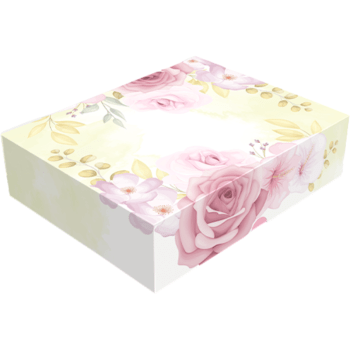 Caixa Presente Tampa e Fundo Conjugada Rosa 30x24x6 cm - Ideia Embalagens