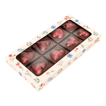Caixa Tablete Mensagem Flores do Campo 14,3x7,4x2 cm c/ 10 unidades - Ideia Embalagens