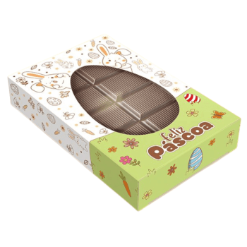 Caixa Tablete Páscoa Colorir 13,5×8,7×2,5 cm - Ideia Embalagens