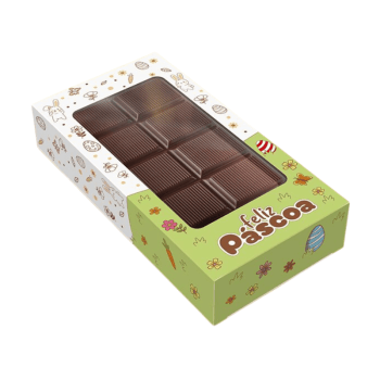 Caixa Tablete Páscoa Colorir 16,5×8,5×3 cm - Ideia Embalagens