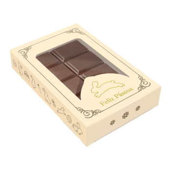 Caixa Tablete Páscoa Luz 13,5×8,7×2,5 cm - Ideia Embalagens