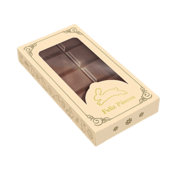 Caixa Tablete Páscoa Luz 14,5x7,5x2 cm - Ideia Embalagens