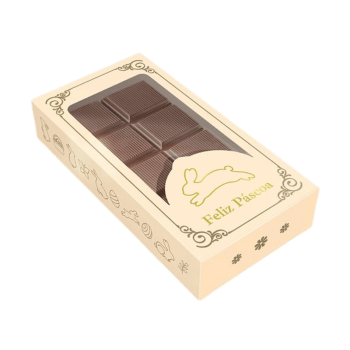 Caixa Tablete Páscoa Luz 16,5×8,5×3 cm - Ideia Embalagens