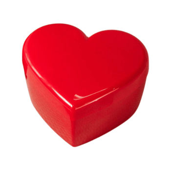 Cake Box Coração Vermelho Sólido 750ml - BlueStar 