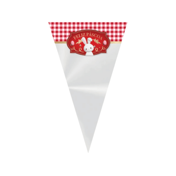 Cone Contos de Páscoa 17,5x29,5 cm c/ 50 unidades - Cromus