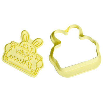Cortador com Carimbo Coelho Feliz Páscoa - BlueStar
