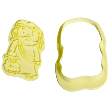 Cortador com Carimbo Jesus e Ovelhinha - BlueStar