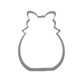 Cortador Inox Ovo de Páscoa 10,5x8x1,5 - RR Cortadores