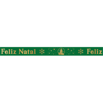 Fita de Cetim Natal Verde nº 3 ECF003H Cor 507- Progresso
