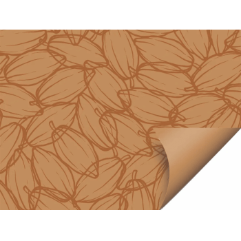 Folha Dupla Face Chocolux Marrom 69x89 cm c/ 10 unidades - Cromus