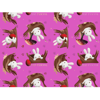 Folha Metal Doce Encanto Rosa 69x89 cm c/ 25 unidades - Cromus