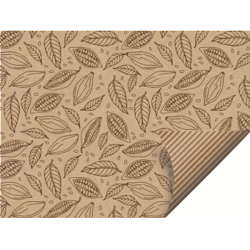 Folha Papel Kraft Cacau 69x89 cm c/ 10 unidades - Cromus