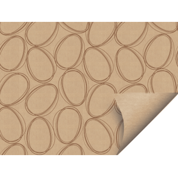 Folha Papel Kraft Tonal Marrom 69x89 cm c/ 10 unidades - Cromus