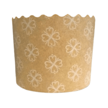 Forma de Panetone Kraft 500g c/ 10 unidades - Ultrafest