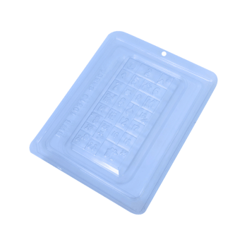 Forma Prática com Silicone Calendário Advento em Barra N10619 - Bwb