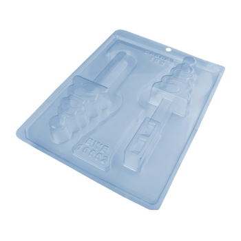 Forma Prática com Silicone Mini Paleta Árvore N10552 - Bwb Forma Prática com Silicone Mini Paleta Árvore N10552 - Bwb