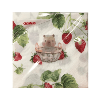 Guardanapo de Papel Capivara Colorido c/ 20 unidades - Cromus